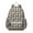 White Poodle Dog, variant on Yorkie Dog and Flower Florals Backpack for School,Cute School Bag,Schoolbag with Adjustable Shoulder Straps & Padded Back,13.4"x11"x4.7"