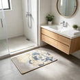 thumbnail image 5 of Gaecuw 100% Linen Carpet Mat, Absorbent and Non SKIDping, Soft Floor Rug for Bathroom and Entrance, Machine Washable, A, 5 of 6