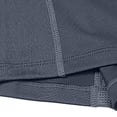 thumbnail image 6 of hoksml Men's Raglan Long Sleeve Compression Shirt, Crew Neck Back Mesh Panel Slim Cut Quick Dry Athletic Base Layer in Solid Colors, 6 of 9