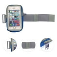 thumbnail image 3 of Unique Bargains 1 Pc Classic Arm Phone Holder with Zipper for Hiking Gym Neoprene Blue, 3 of 4