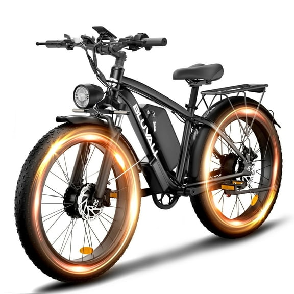 2000w Ebike 48V 22.4AH 35 MPH Electric Bicycle Full Suspension,26" Fat Tire Mountain Bike UL2849