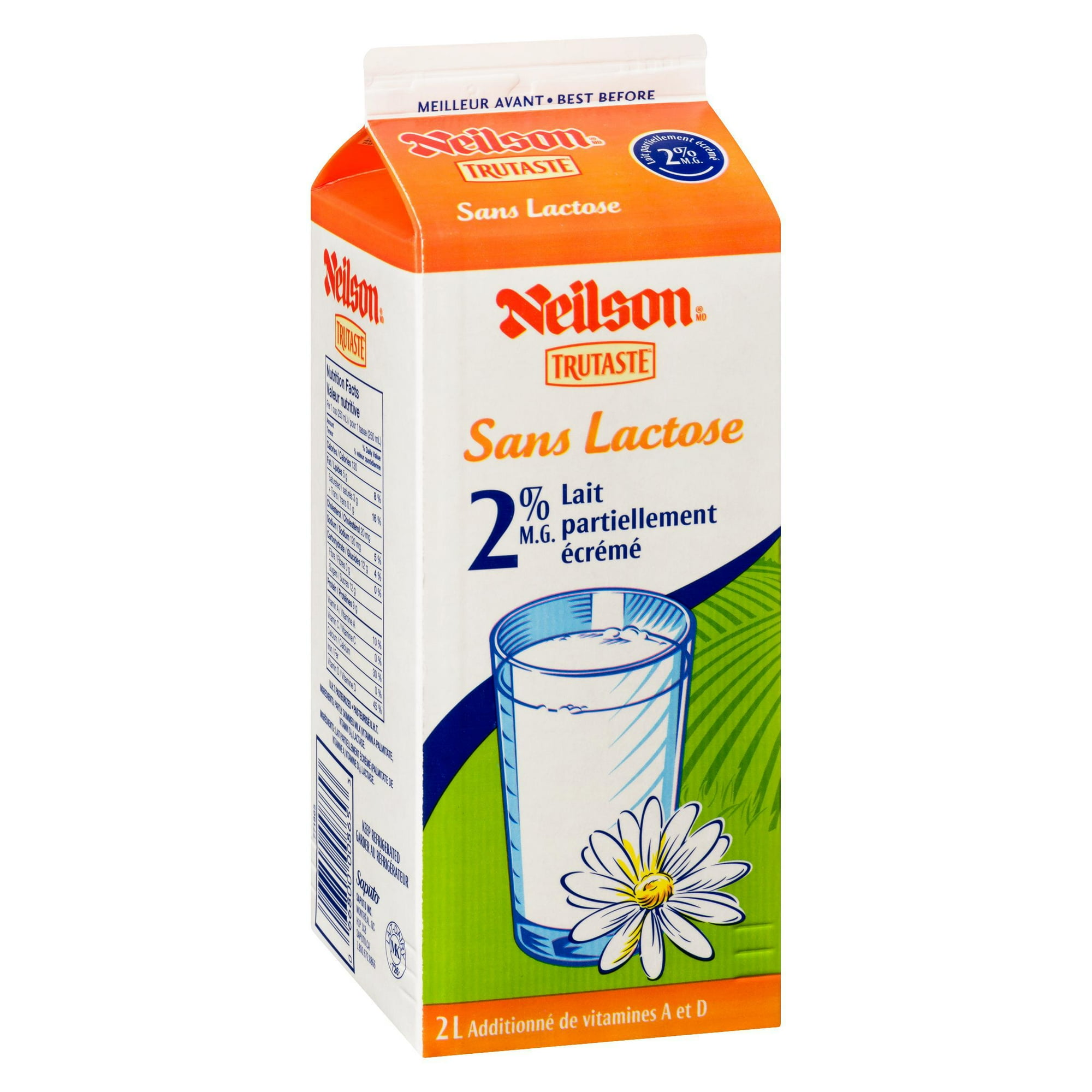 Neilson TruTaste Lactose Free 2% Partly Skimmed Milk