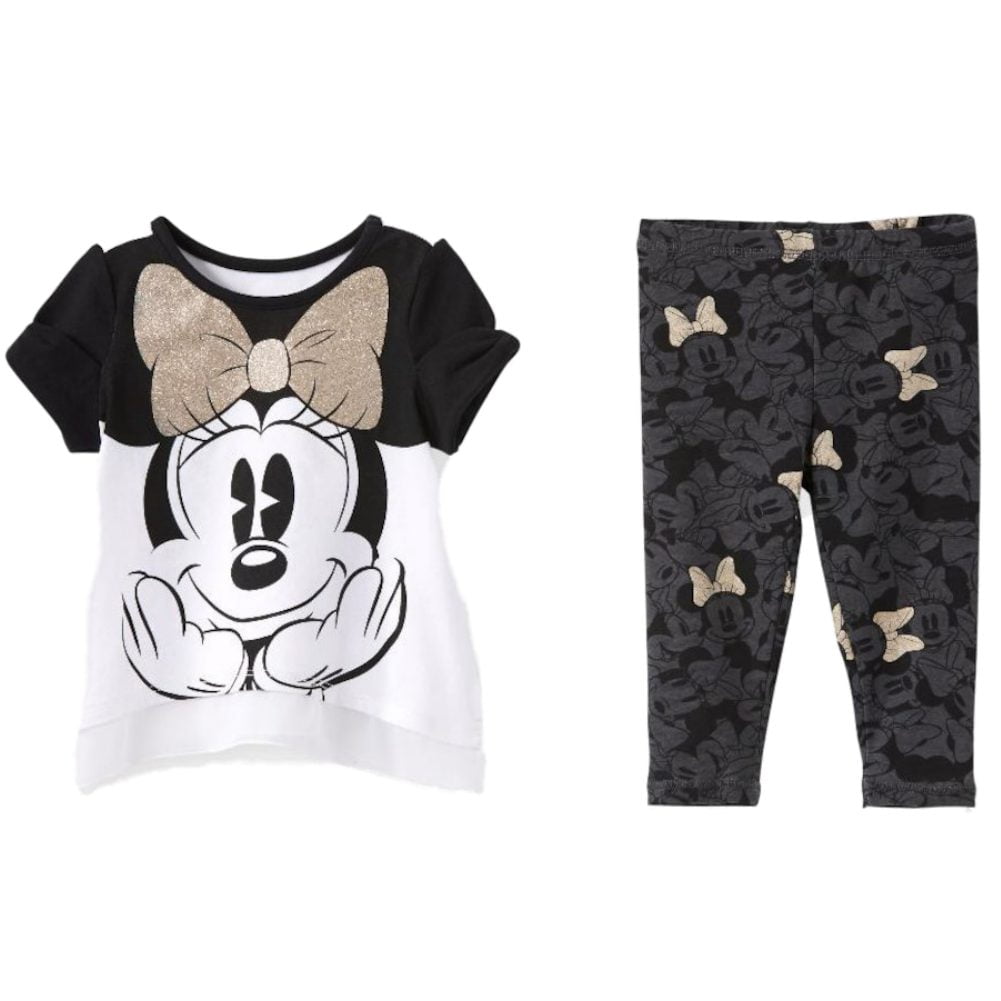 gold glitter baby leggings