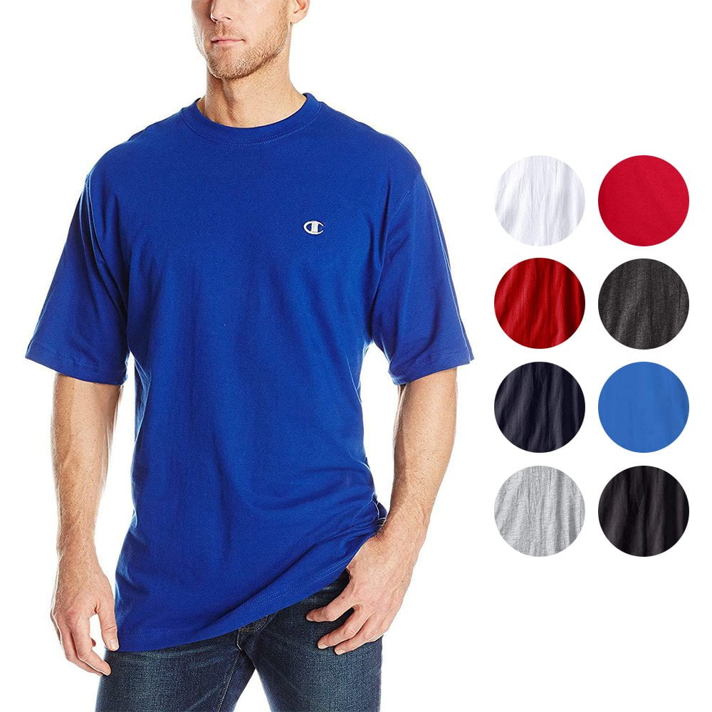 Champion Big Tall Men's Jersey Tee Shirt, Sizes LT - 6XL - Walmart.com