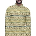 thumbnail image 4 of Atasi Long Sleeve Kurta Printed Button Down Asymmetric Designer Kurta For Boys, 4 of 5
