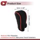 thumbnail image 4 of Cubierta de pomo de cambio de marcha Unique Bargains Universal para automóvil SUV camión RV Sujetadores de toque lateral Protector de mango de cambio PU Poliéster Negro Rojo, 4 of 7