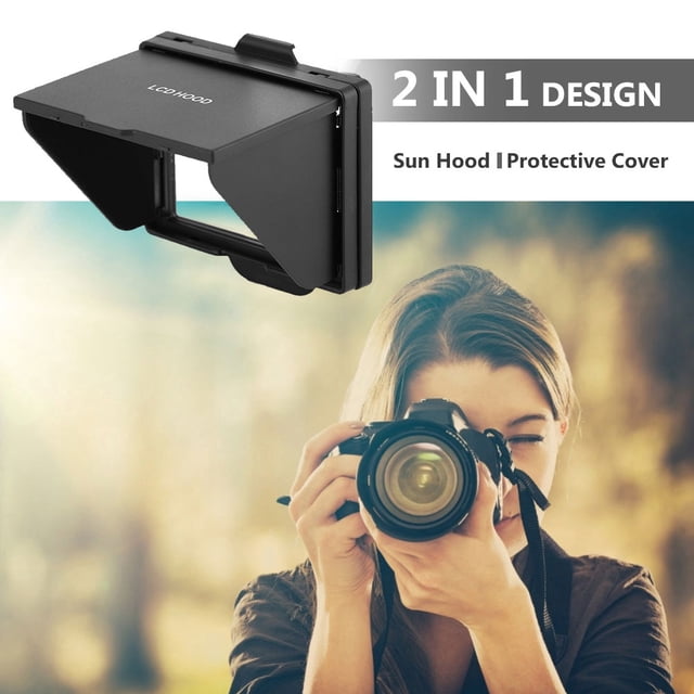Protector de Pantalla LCD Parasol Cubierta Resistente Al Agua Para Cámara D810 D800 DSLR