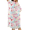 thumbnail image 4 of HELLHERO Watercolor Colorful Leopard Print Kimono - Lightweight Breathable Beach Cover Up | Flowy Loose Fit for Summer Vacation, Pool & Resort, 4 of 6