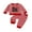 Red, variant on BemeyourBBs Toddler Baby Boy Girl Valentines Day Outfit Fall Winter Spring Clothes Striped Heart Letter Long Sleeve Sweatshirt and Pants 2 Piece Outfits Set