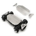 thumbnail image 4 of For 1/10 TT02 Flat Sports Car Chassis Guard Metal Armor Chassis Armor 3-Piece Set, 4 of 6