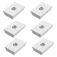 thumbnail image 1 of 6Pcs M6 T-Track Slider Sliding Nut Aluminum Alloy T Slot Nut for Profile Woodworking Tool Slot Fastener, 1 of 7