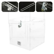 Worgeous Acrylic Display Donation Box 1Pack Clear Container for Event Use