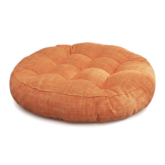 Taicans Floor Pillow,Meditation Floor Pillow,Round Large Pillows Seating for Adults,Tufted Linen Cushion for Tatami Living Room