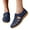 Blue, variant on Juosiy Women's Wedge Sandals Breathable Closed Toe Dressy Comfortable Hollow Out Fisherman Shoes