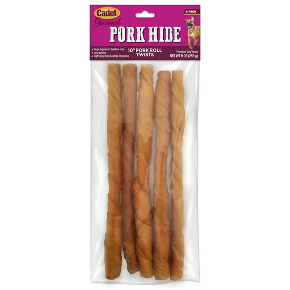 Cadet Gourmet Pork Hide Rolls (5 Count)