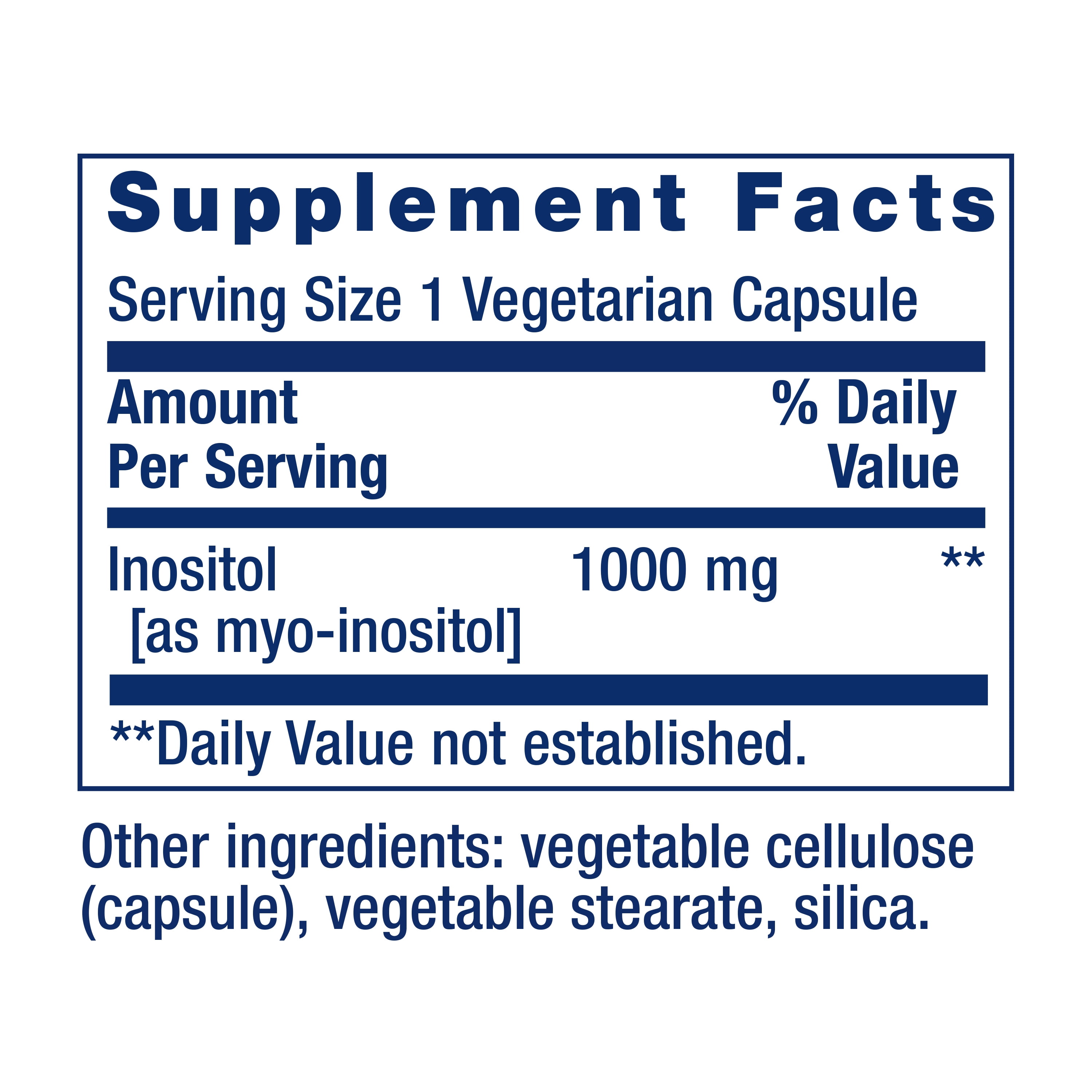 Life Extension Inositol Caps – 1000 mg, Myo-Inositol – Mood Health, Well-Being, healthy Metabolism, Hormone Balance – Gluten-Free, Non-GMO, Vegetarian – 360 Capsules