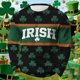 thumbnail image 1 of Ceisia Men's St. Patrick's Day IRISH & Clover Print Waffle Knit Long Sleeve Crew Neck Casual Top Black XL Gifts, 1 of 6
