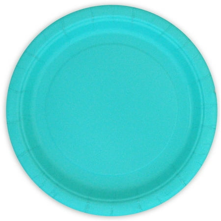 Paper Plates, 7 in, Teal, 24ct
