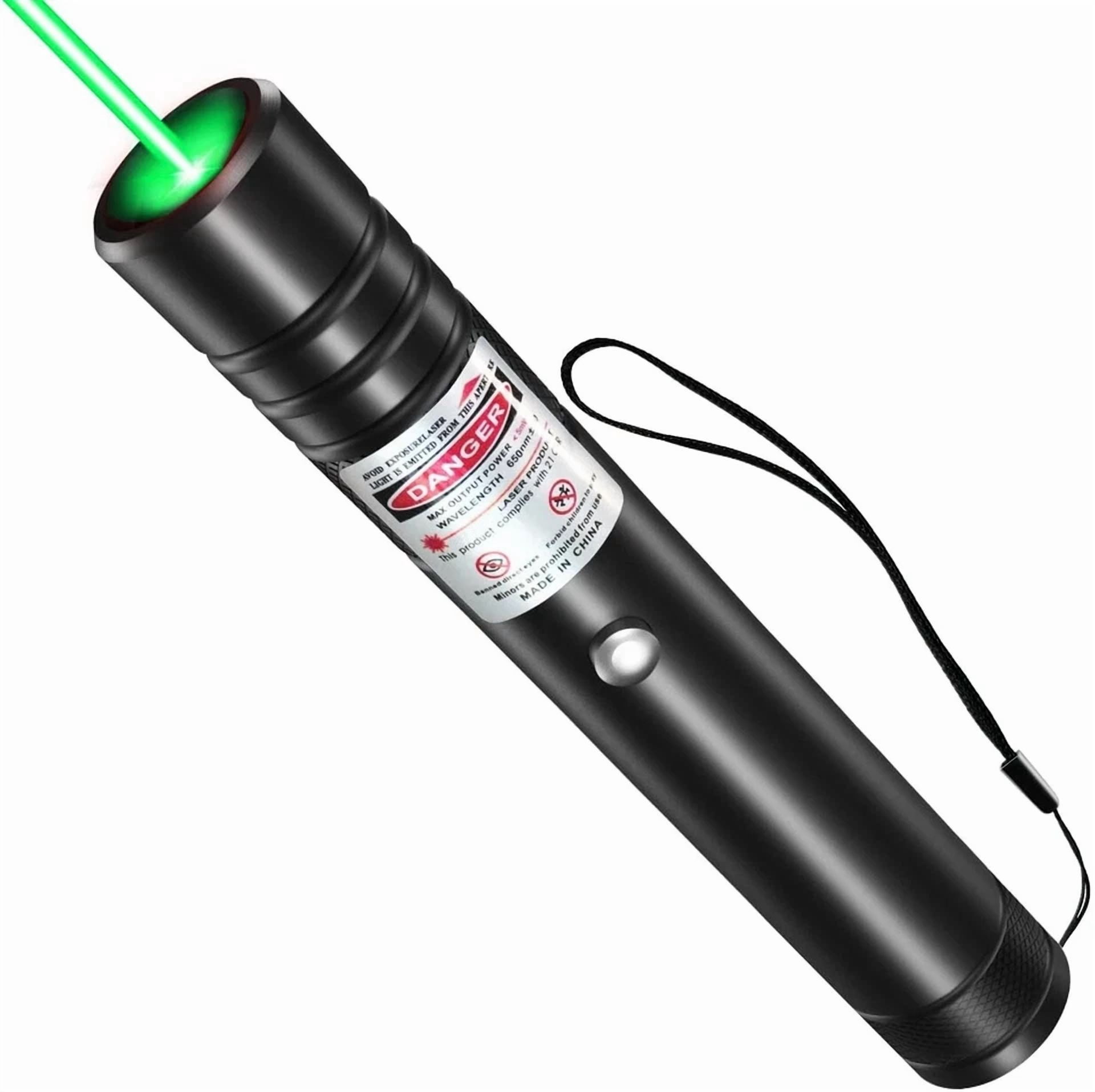 CRESTIN- 900Miles Rechargeable Lazer Green Laser Pointer Pen Astronomy Visible Beam Light