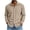 Khaki, variant on Button down Shirts for Men Loose Fitted Long Sleeve Lapel Neck Lightweight Workwear Business Casual Shirts with Pockets