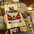 thumbnail image 2 of Dachshund Throw Blanket Ultra Soft Cozy Plush Weiner Sausage Dog Flannel Fleece Blankets Lightweight Fuzzy Warm Party Blanket Dachshund Lovers Gifts for Bed Couch Sofa Women Adults 50"x40", 2 of 6