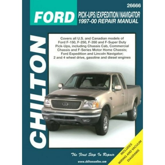 Pre-Owned Chilton Ford: Pick-Ups/Expedition/Navigator 1997-00 Repair Manual (Chilton's Total Car Care Repair Manual) Paperback