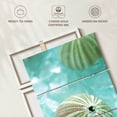thumbnail image 6 of Elephant Stock Seaglass Iv Wall Art - Vertical Multi Panel Canvas - Living Room Wall Decor - Nautical Multi Panel - Turquoise And Beige Decor By Alan Blaustein - 36" x 57", 6 of 8