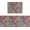 Boho Floral, variant on Boho Kitchen Rug Mat Set of 2 Non Slip Washable Bohemian Colorful Floral Kitchen Rug Runner Rubber Kitchen Mats for Floor Boho Decor