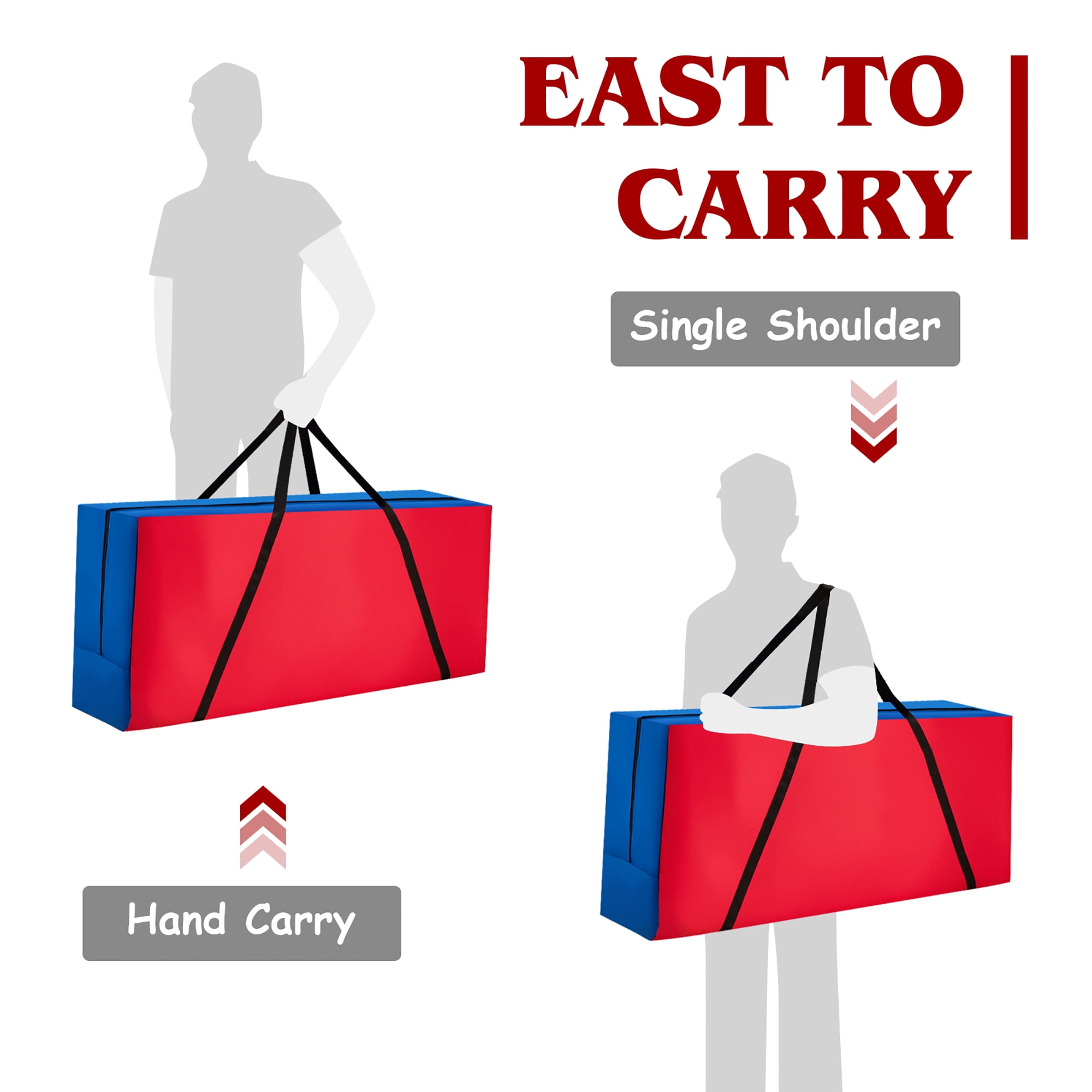 Costway 4 in A Row Jumbo 4-to-Score Game Set W/Storage Carrying Bag for Kids Adult