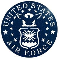 Signe Scénique Bleu de 24 Pouces de l'Armée de l'Air Américaine