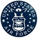 Signe Scénique Bleu de 24 Pouces de l'Armée de l'Air Américaine – image 1 sur 1