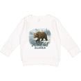 thumbnail image 2 of Inktastic Juneau Alaska Bear Scenic Wilderness Toddler Sweatshirt, 2 of 4