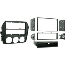Metra 99-7506 Aftermarket Single/Double-DIN Stereo Installation Kit for 2006 Through 2008 Mazda MX-5 Miata; Matte Black