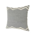 thumbnail image 4 of LR Home Rossy Modern Farmhouse Cotton Throw Pillows, Frost/Gray, 20" x 20", Set of 2, 4 of 5
