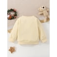 thumbnail image 3 of Kid Baby Spring Autumn Pullover Long-Sleeved O-Neck Letter Gingerbread Man Print Sweatshirt for Boys Girls, 3 of 9
