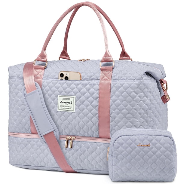 Bolsa de viaje LOVEVOOK para mujer con compartimento para zapatos
