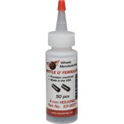 Wheels Manufacturing Housing End Caps: 4mm Aluminum, Black, Bottle of 50