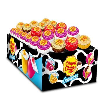 Chupa Chups Cremosa Lollipops, (Pack of 48)