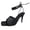 Black, variant on Vedolay 2023 Womens High Heel Women's Wedge High Heels Wedge Platform Ankle Strap Open Toe High Heels,Orange 8