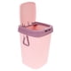 thumbnail image 1 of GOOHOCHY bote de basura de plástico con botón pulsador, práctico para bolsas de basura, silencioso, cuadrado, de gran capacidad, elegante, para sala de estar, cocina, con tapa, tamaño S (rosa)., 1 of 8
