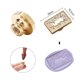 thumbnail image 5 of Cuadros Decorativos Sellos con forma especial Cabeza de cobre Relieve multicapa para tarjeta de boda (Lirio) Wdftyju embutido en tela, 5 of 5