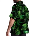 thumbnail image 3 of Saint Patrick's Day Men's Casual Hawaiian Shirt Printed Button Down Short Sleeve Summer Beach Shirts Unisex, 3 of 6