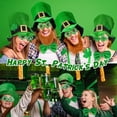thumbnail image 7 of Men‘s Leprechaun Costume with Leprechaun Hat Beard Bow Suspender, Shamrock Glasses,St Patrick's Day Costume for Irish Party, 7 of 7