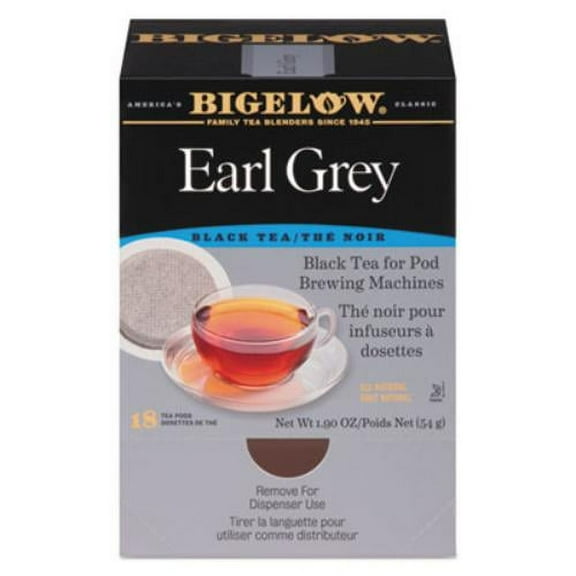 Earl Grey Black Tea Pods, 1.90 Oz, 18/box | Bundle of 5 Boxes