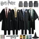 thumbnail image 2 of Uniforme escolar de Marfa, disfraz de Hogwarts, túnicas mágicas, capa de Gryffindor, suéter de Hufflepuff, corbata de Slytherin, falda de Hermione, 2 of 5