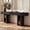 Black | 63in Length, variant on OMCHOM 78.4 Inch Console Table Wood Entryway Sofa Table with USB Charging Station, Narrow Behind Couch Design with Storage Shelves for Hallway Living Room Farmhouse Home Decor(Black)