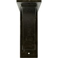 thumbnail image 3 of Ekena Millwork 3"W x 8"D x 8"H Morris Steel Bracket, Antiqued Warm Silver, 3 of 11