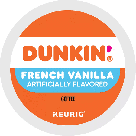 Dunkin’ Coffee Single Serve Keurig K-Cup Pods 88 Count French Vanilla