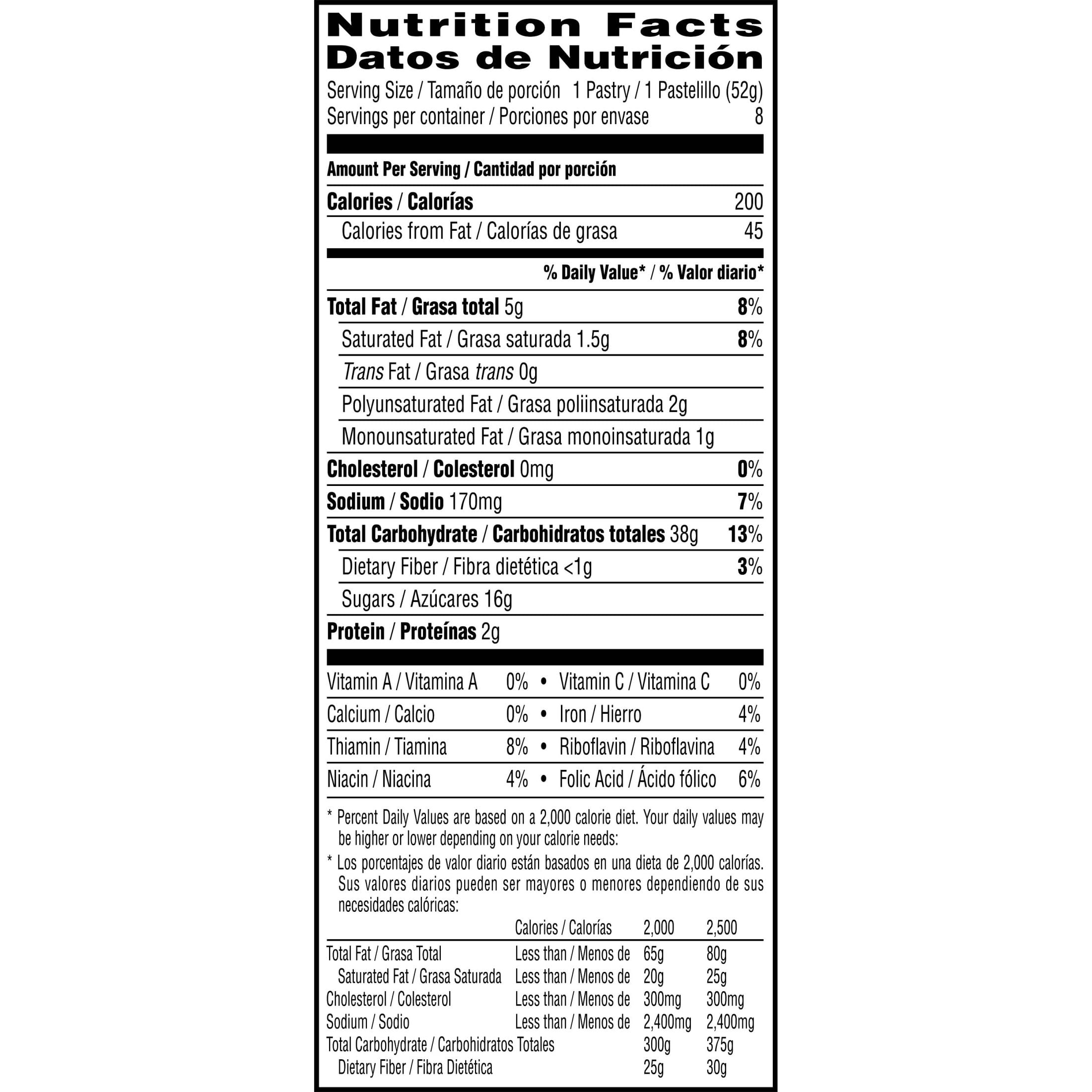 Pop-Tarts Breakfast Toaster Pastries, Frosted Strawberry Flavored, 14.7 oz 8 Ct