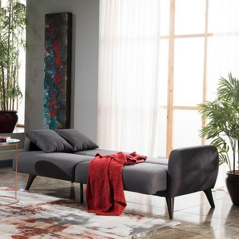 Bellona USA Sleeper Sofa in a Box with Storage 33 x79 x31 Charcoal